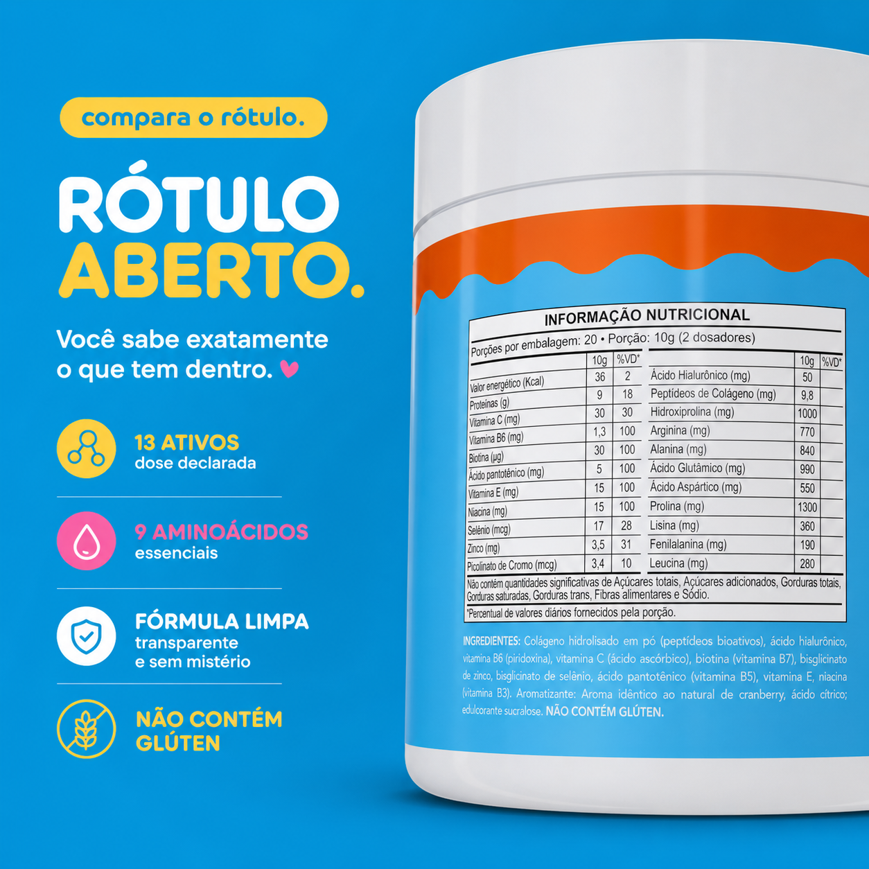 Colágeno em Pó SOFTPOP
