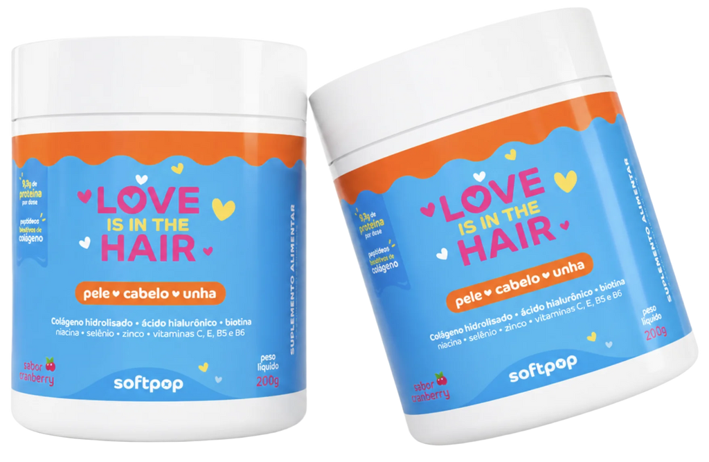 Kit com 2 potes de colágeno SOFTPOP