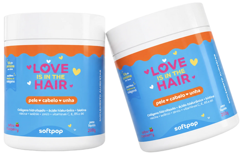 Kit com 2 potes de colágeno SOFTPOP